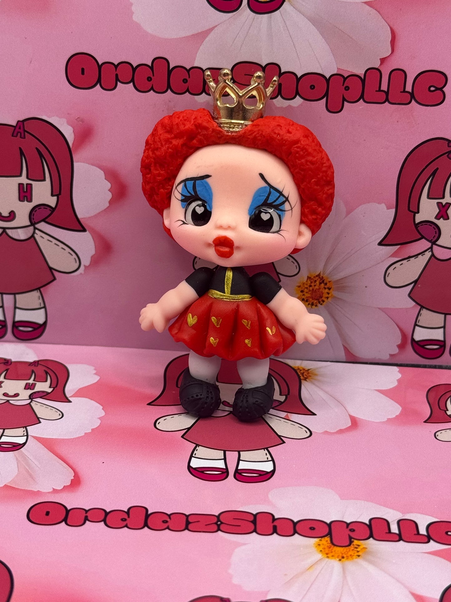 Queen on hearts