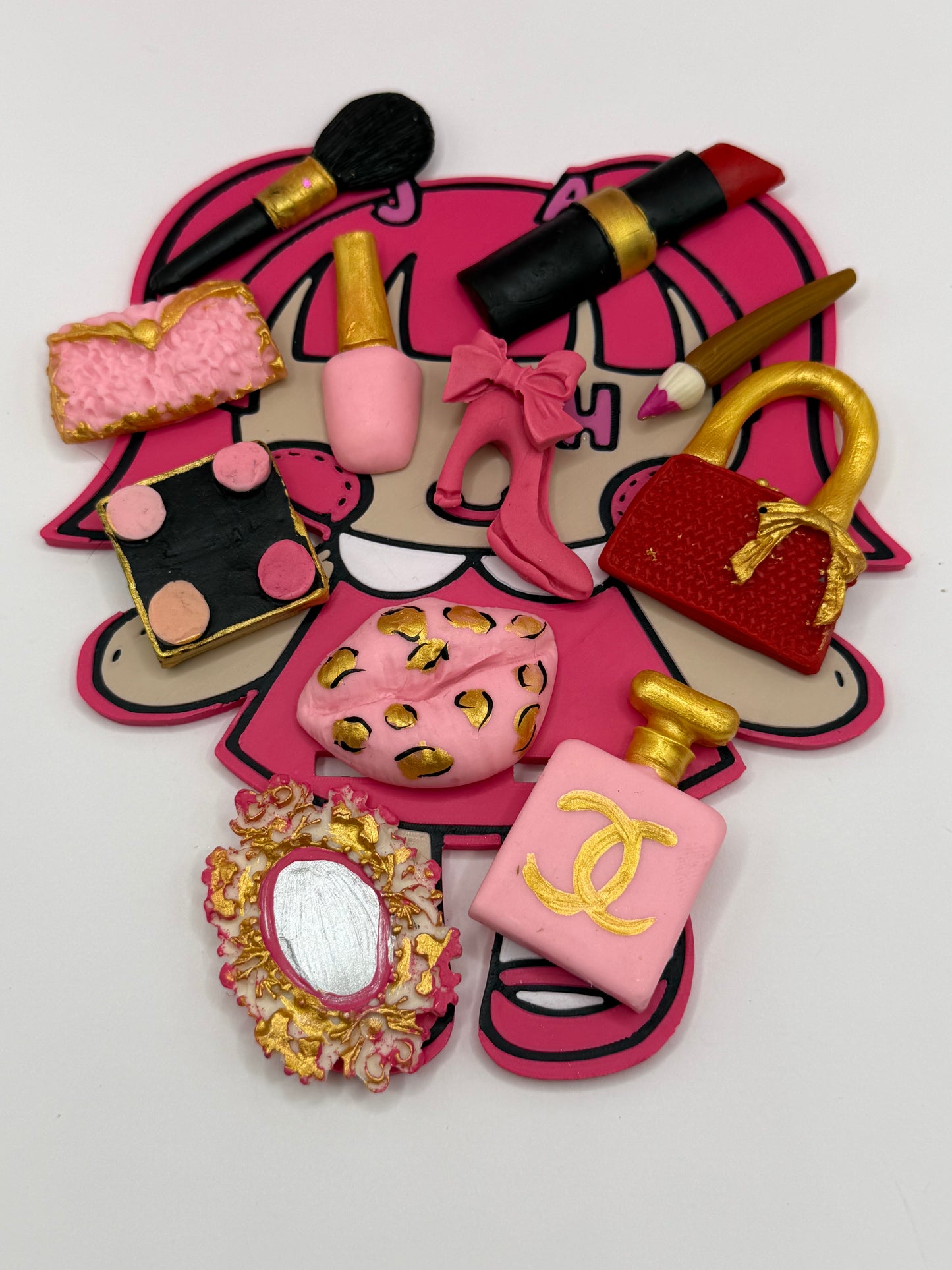 Fancy large Clay charms