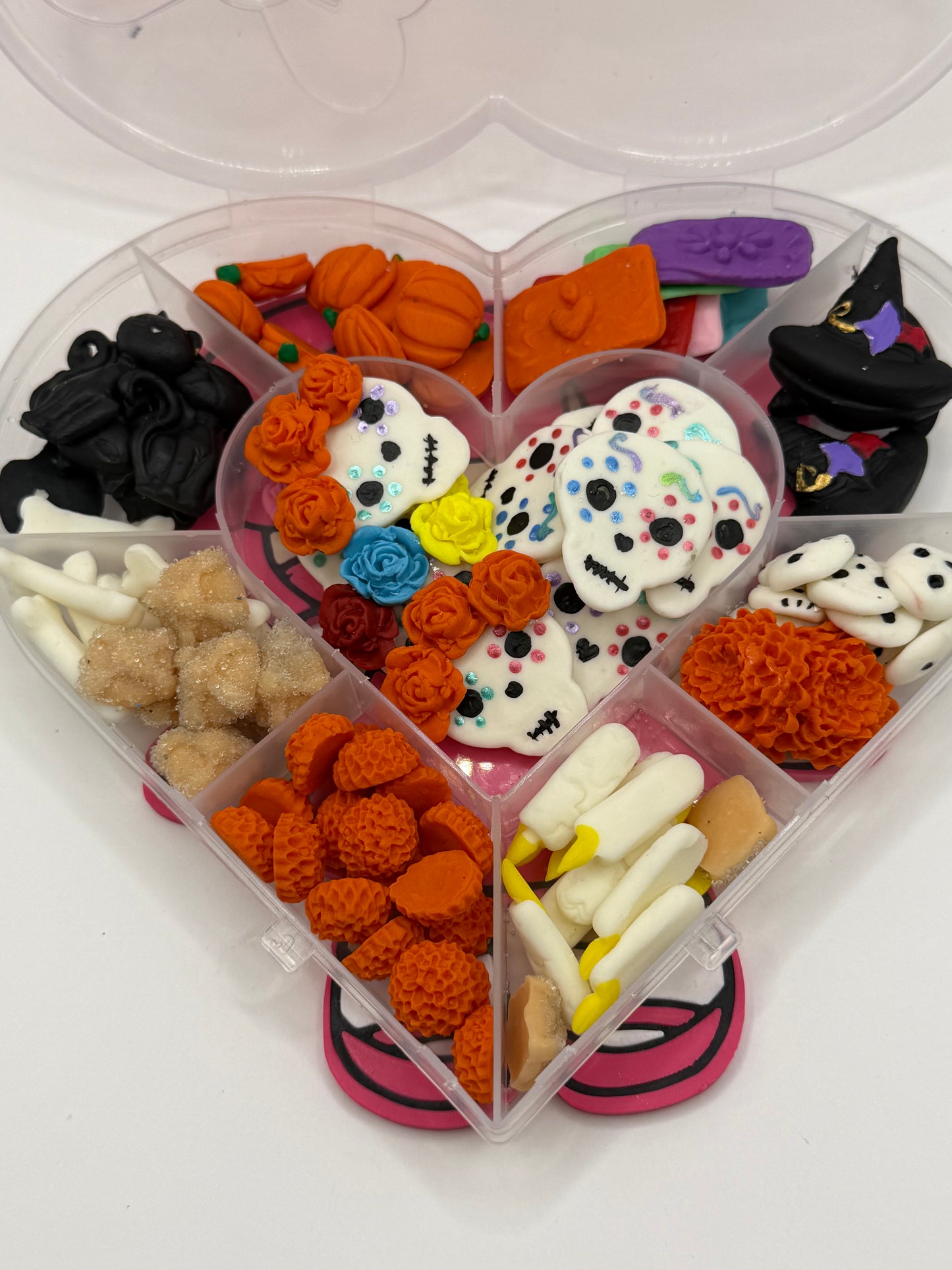 Dia de los muertos Clay charms