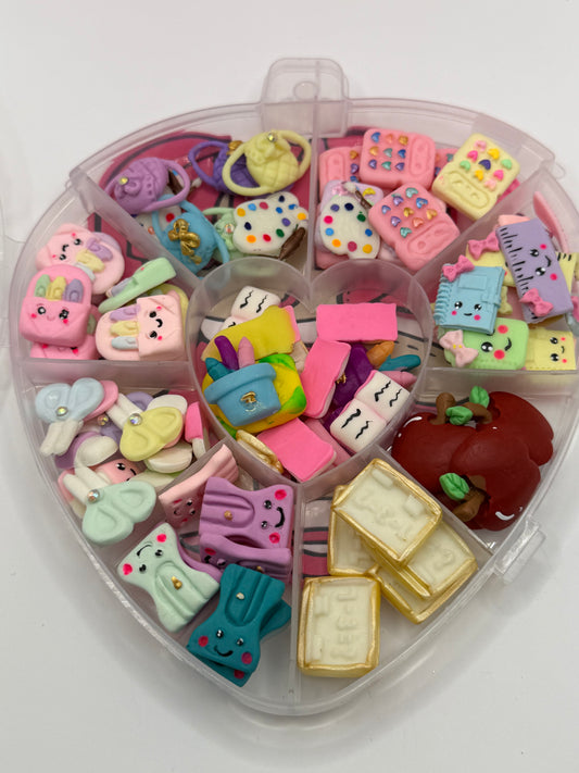 School Clay charms