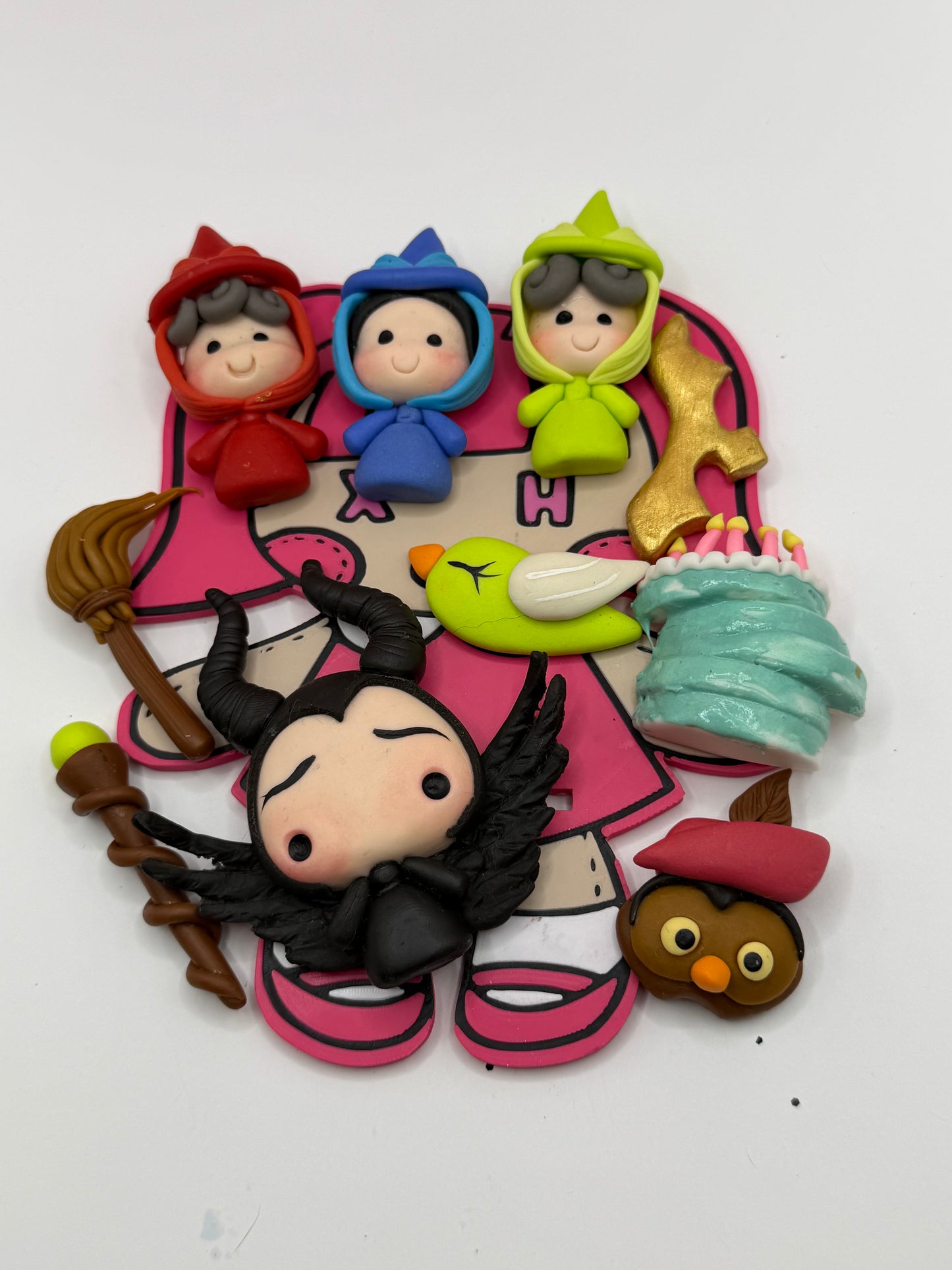 Large Clay charms AURORA