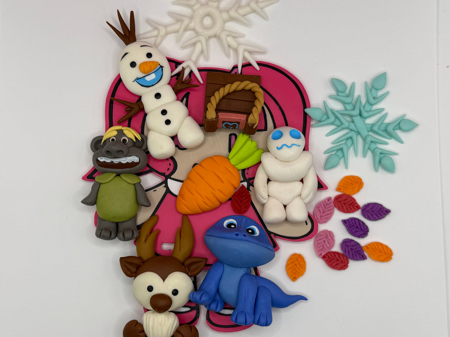 Large Clay charms FROZEN