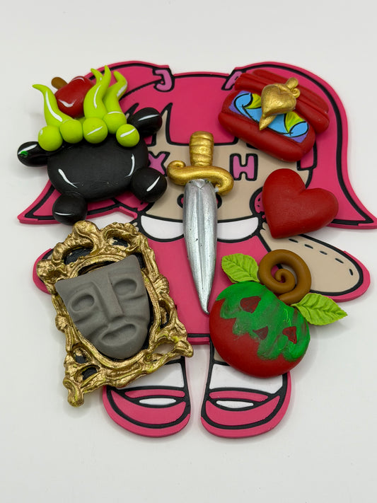 Evil Queen large Clay charms