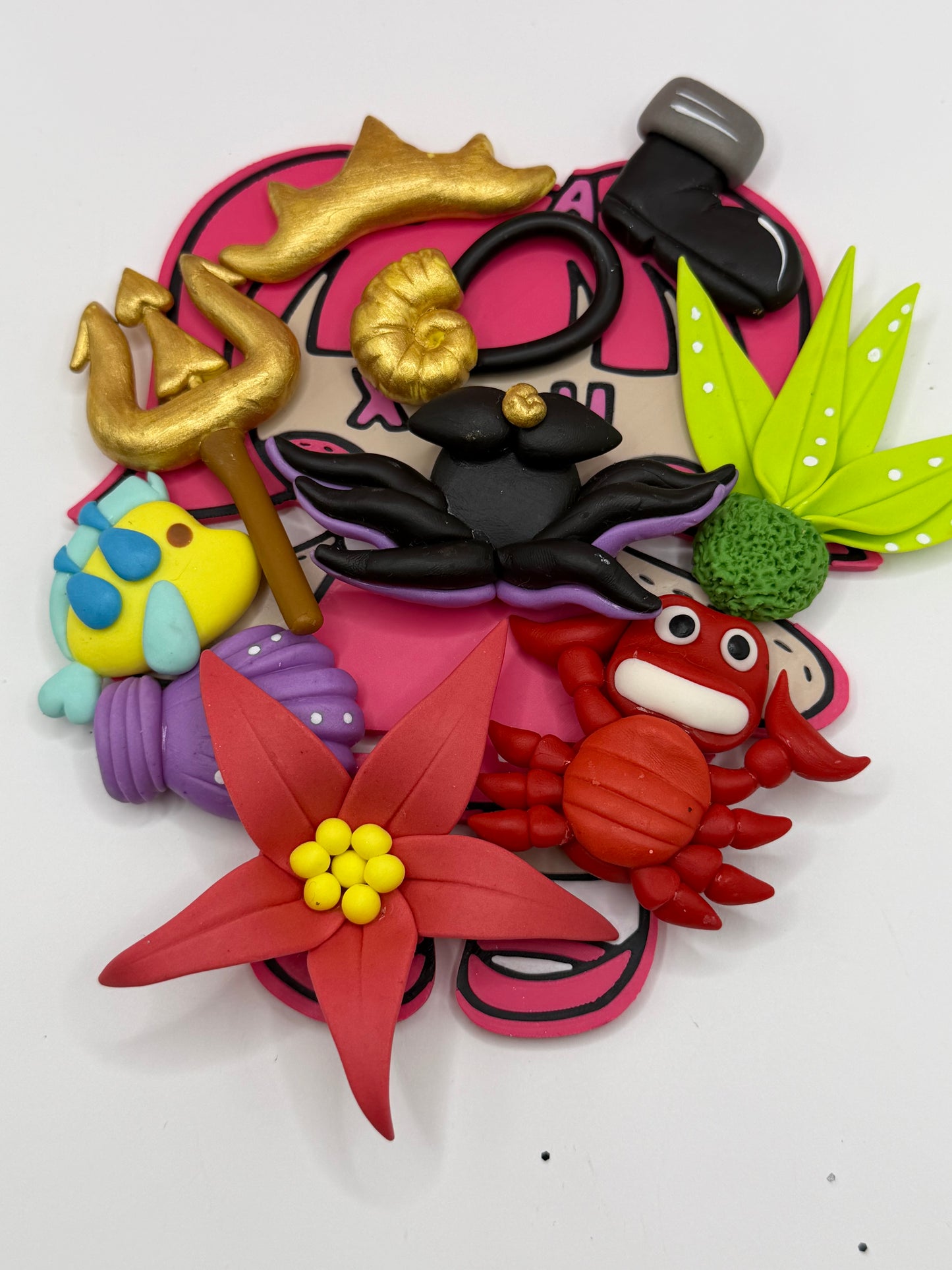 Ariel large Clay charms