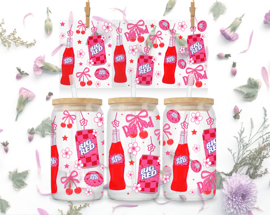 Red & Pink Soda