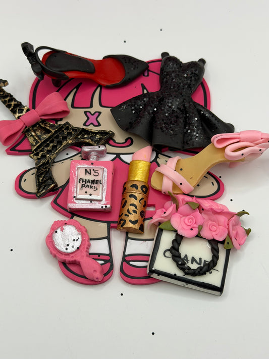 Designer Clay charms Large