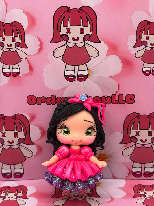 Pink Glitter Dress Girl