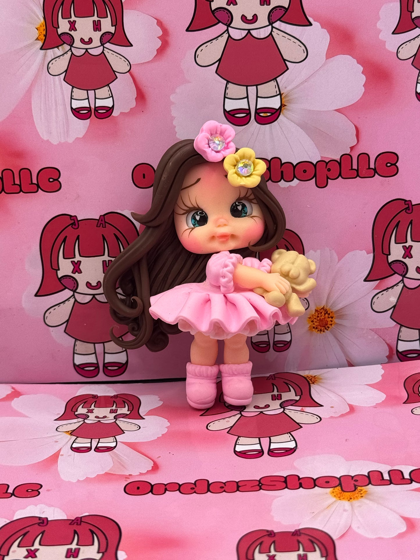 Sweet teddy bear girl