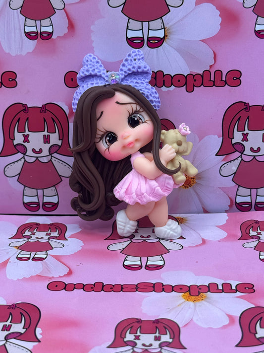 Purple Bow Girl