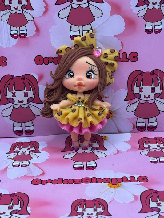 Cheetah dress girl