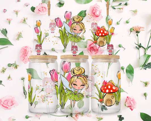 Green Fairy & Tulips