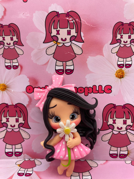 Pink Flower Girl